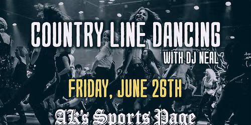 Country Line Dancing w\/DJ Neal