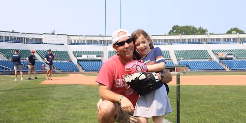 Father's Day Catch on the Field