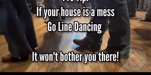 Line Dancing at The Tiki Tavern,  Southport NC 