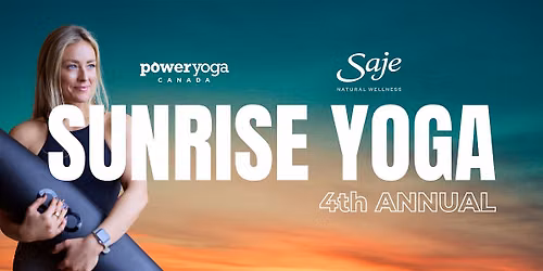 Sunrise Yoga with Saje Nautral Wellness + PYC Oakville 2026