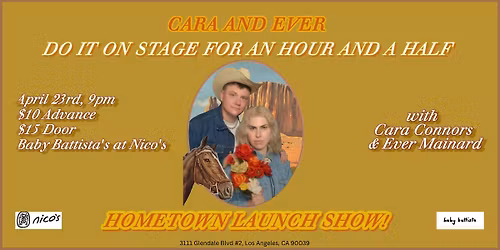 Cara and Ever Do It On Stage for an Hour and a Half | Comedy @ nico's