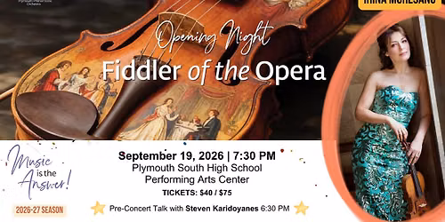 Opening Night: Fiddler of the Opera