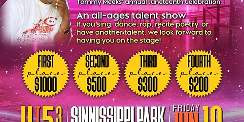 The Live At Levings $2000 Talent Show moves to Sinnissippi Park