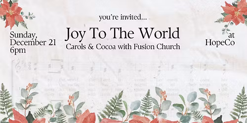 Carols & Cocoa Christmas with Fusion Church