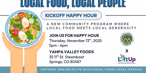Local Food, Local People Kickoff Happy Hour