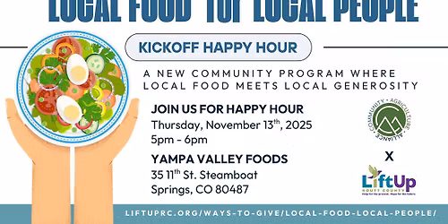 Local Food for Local People Kickoff Happy Hour