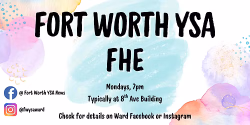 Young Single Adult Family Home Evening