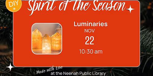 DIY Spirit of the Season: Luminaries