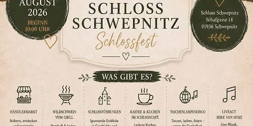Schlossfest am Schloss Schwepnitz