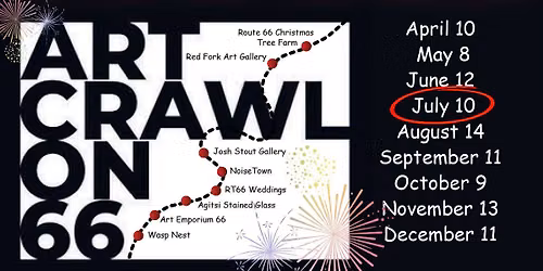 July Second Friday - Art Crawl on 66