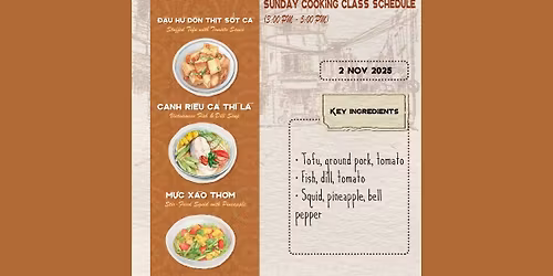 Free Vietnamese Cooking Class, Proudly sponsored by Pomare T\u0101ita Community Trust & E T\u016b Wh\u0101nau 