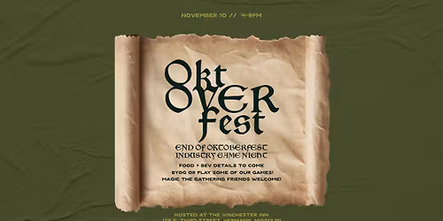 OktOVERfest 2nd Annual Hermann Hospitality Industry Game Night