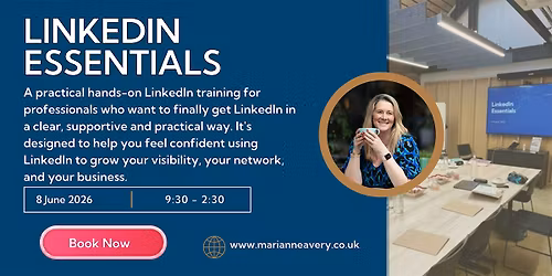 LinkedIn Essentials Training - In Person Workshop (Northampton)