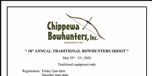 18th Annual Traditional Bowhunters 3D Shoot