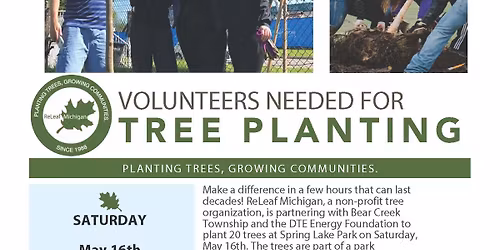Tree Planting in Bear Creek Township