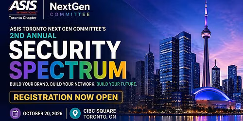 2nd Annual Security Spectrum - Build Your Brand. Build Your Network.