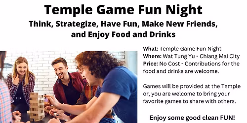 Temple Game Fun Night @ Wat Tung Yu