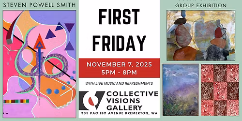 Opening Night of "Squirts and Squiggles" by Steven Powell Smith and "Bound by Art" by Tacoma Artists