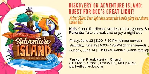 Vacation Bible School (Parent's Nights Out)