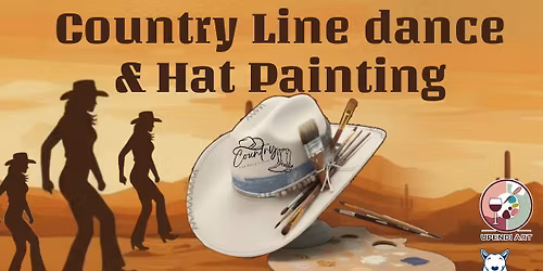 \ud83d\udc62Country line dance & Hat Painting \ud83c\udfa8