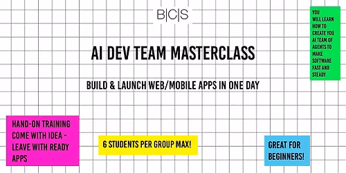 AI Dev Team Masterclass \u2013 Build & Launch Web App in One Day
