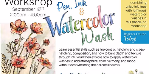 Pen and Ink with Watercolor Wash Workshop