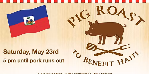 Pig roast for Haiti!