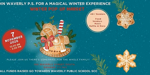 Waverly P.S. Winter Pop-up Market