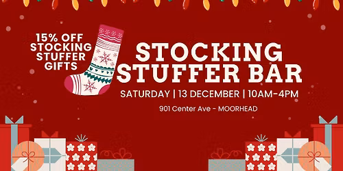 15% OFF STOCKING STUFFER GIFTS