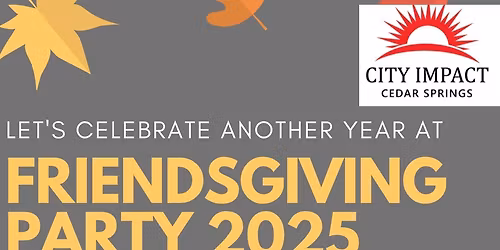 Friendsgiving Dinner 2025