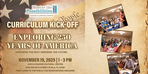 Curriculum Kick-Off: Exploring 250 Years of America (January \u2013 June 2026)