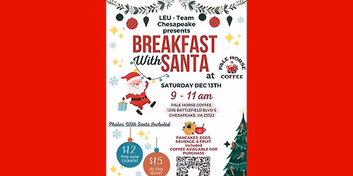 Breakfast with Santa & Team Chesapeake \ud83c\udf84\ud83c\udf85