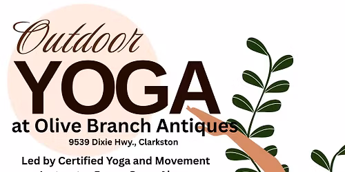 Outdoor Yoga at Olive Branch Antiques