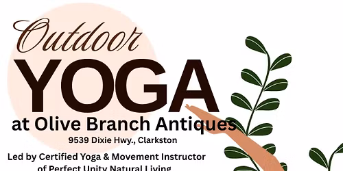 Outdoor Yoga at Olive Branch Antiques