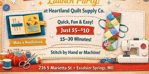 First Stitch at the Sewcial Bar