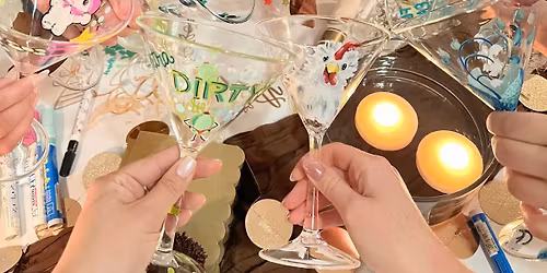 Sip & Paint - Martini Edition \ud83c\udf78\ud83c\udf3a\ud83c\udf52\ud83c\udf80