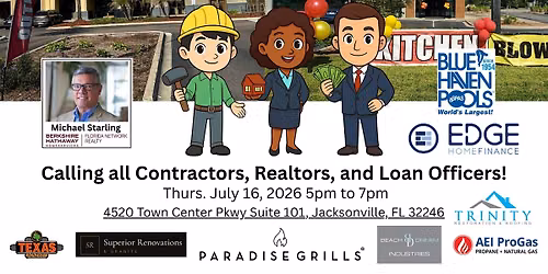 Jacksonville Home Renovation Networking Mixer for Realtors & Contractors