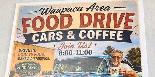Cars & Coffee Food Drive