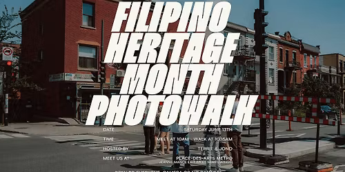 Filipino Heritage Month Photowalk