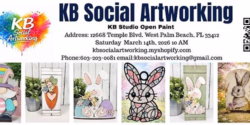 KB Studio Pick a Project 2-D Wood Resin Sat. March 14th @10 AM