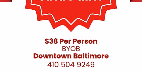 An Afternoon Puff n Paint @ Baltimore's BEST Art Gallery!