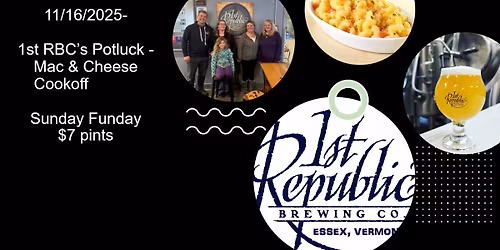 1st RBC\u2019s 2025\u20132026 Potluck Series Mac & Cheese Bake-Off