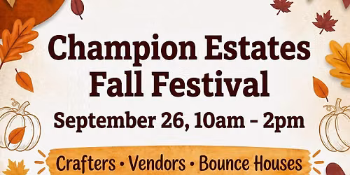 Champion Estates Assisted Living Fall Festival