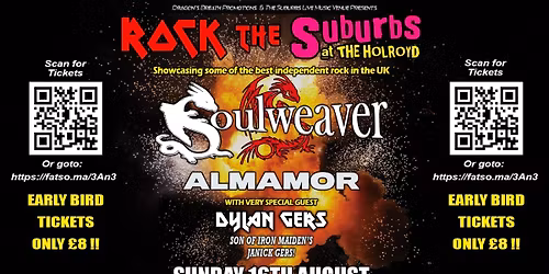 ROCK THE SUBURBS - Soulweaver + Almamor + Dylan Gers