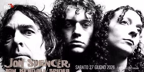JON SPENCER (Usa)+ BadLivers live @Fabrik-Cagliari