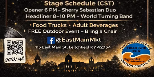 East Main Market Concert Series- World Turning Band- A Fleetwood Mac Tribute