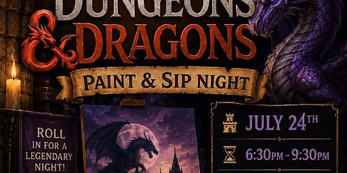 Dungeons and Dragons Paint Night at Taylor's of Houston
