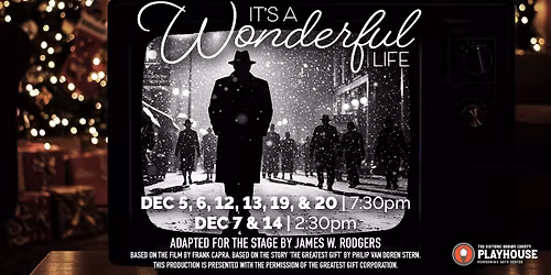 It\u2019s A Wonderful Life [Live Theatre]