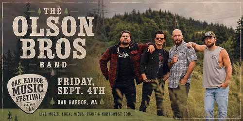 The Olson Bros Band at the Oak Harbor Music Festival