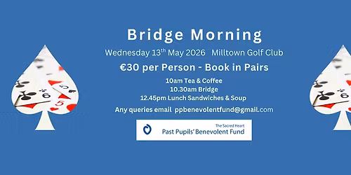 Bridge Morning in aid of the Benevolent Fund